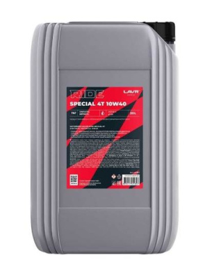 Масло LAVR MOTO 4T RIDE SPECIAL  10W40 SN 20 л синт.