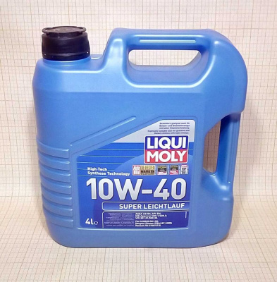 Масло LIQUI MOLY Super Leichtlauf 10W40 SN A3/B4 (4 л) синт.