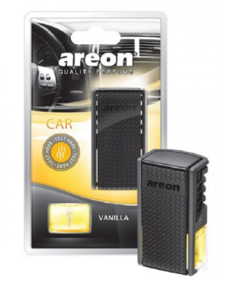 Освежитель воздуха 'AREON' CAR box Vanilla/Ваниль, на дефлектор, блистер