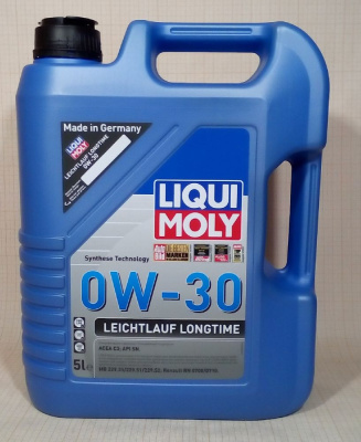 Масло LIQUI MOLY Leichtlauf Longtime 0W30 SN C3 (5 л) синт.