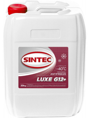Антифриз SINTEC LUXE G-12+   20 кг красный