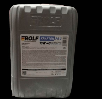 Масло ROLF KRAFTON P5 U 10W40 ( 20 л) п/синт (пластик.канистра)