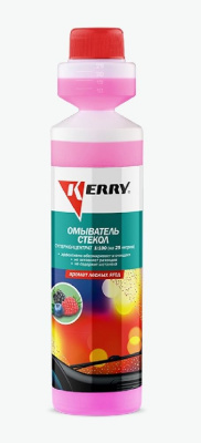 Очиститель стекол  270 мл  KERRY суперконцентрат Лесные ягоды