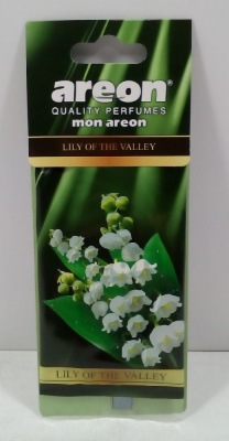 Освежитель воздуха 'AREON' MON AREON  Lily Of The Valley/Ландыш, подвесной картон АКЦИЯ