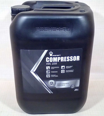 Масло Роснефть Compressor VDL 220  (20 л) минер.(РНПК)