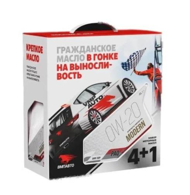 Масло VMPAUTO Modern  0W20 SP, GF-6A,  4л+1л синт.