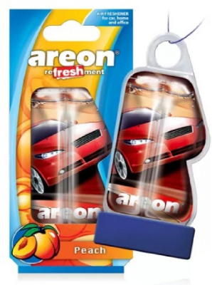 Освежитель воздуха 'AREON' REFRESHMENT  LIQUID Peach/Персик, подвесной гелевый