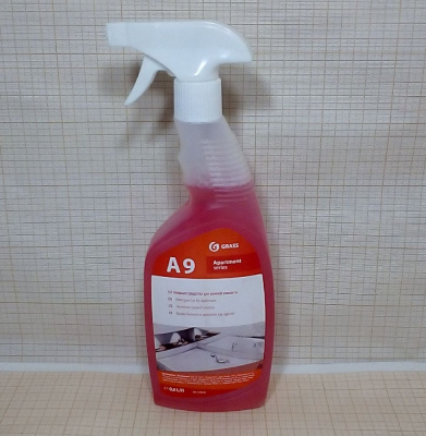 Средство моющее бережной очистки ванной комнаты 600 мл GRASS  APPARTAMENT SERIES A9