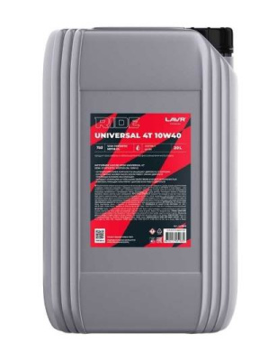 Масло LAVR MOTO 4T RIDE UNIVERSAL  10W40 SM 20 л п/синт.