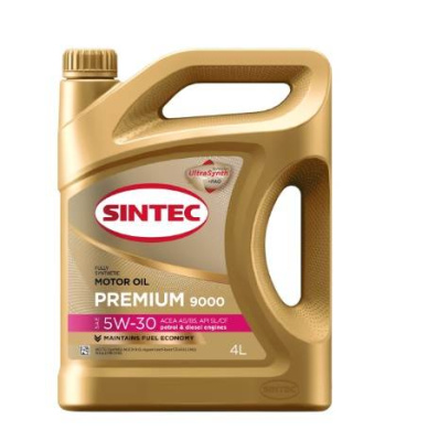 Масло SINTEC PREMIUM  9000  5W30  A5/B5 SL/CF  4 л синт.