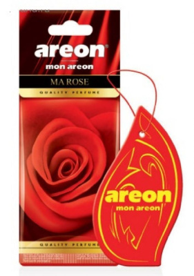 Освежитель воздуха 'AREON' MON AREON  Ma Rose / Миа Роза, подвесной картон  АКЦИЯ