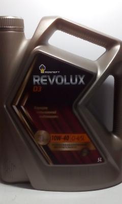 Масло Роснефть Revolux D3 10W40 CI-4/SL ( 5 л) п/синт (РНПК)