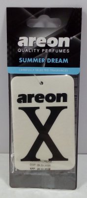 Освежитель воздуха 'AREON'  X-VERSION Summer Dreams/Летняя мечта, подвесной картон