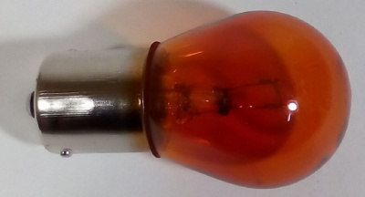 Лампа  24V 21W МАЯК BA15s одноконтактная цокольная оранжевая