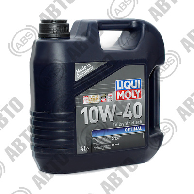 Масло LIQUI MOLY Optimal 10W40 A3/B3 ( 4 л) п/синт.