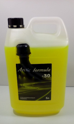 Жидкость стеклоомывателя зимняя 5 л Arctic Formula -30С°, евроканистра с лейкой