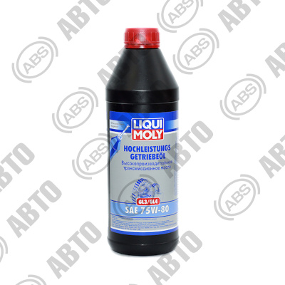 Масло LIQUI MOLY Hochleistungs-Getriebeoil 75W80 GL-3/GL-4 (1 л) синт.трансм.