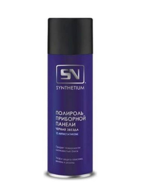 Полироль пластика  335 мл  SYNTHETIUM аэрозоль, Черная звезда