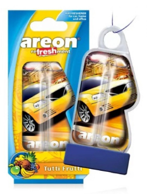 Освежитель воздуха 'AREON' REFRESHMENT  LIQUID Tutti Frutti/Тутти Фрутти, подвесной гелевый