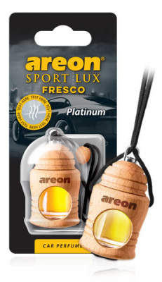 Освежитель воздуха 'AREON' FRESCO SPORT LUX PLATINUM, подвесной бутылочка (дерево)