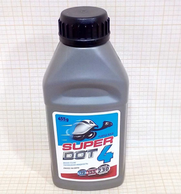 Тормозная жидкость Turtle Race SUPER DOT-4  455 г