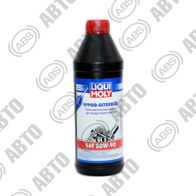 Масло LIQUI MOLY Hypoid Getriebeoil 80W90 GL-5 (1 л) минер.трансм.