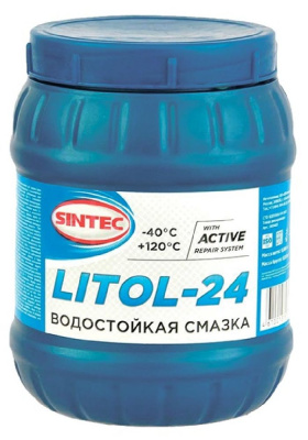 Смазка Литол-24 SINTEC  800 г желтая