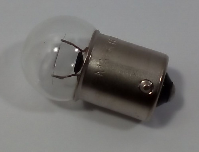 Лампа  12V 10W МАЯК BA15s одноконтактная цокольная, стояночные огни/подсветка номера
