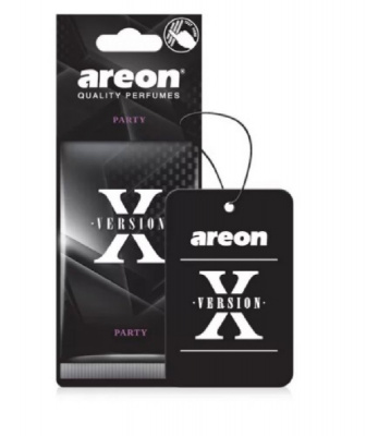 Освежитель воздуха 'AREON'  X-VERSION Party/Вечеринка, подвесной картон