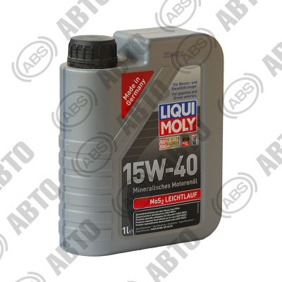 Масло LIQUI MOLY MoS2 Leichtlauf 15W40 A3/B3 (1 л) минер.