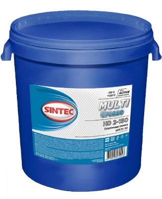 Смазка SINTEC MULTI GREASE EP 2-150 HD 18 кг черная