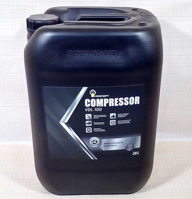 Масло Роснефть Compressor VDL 100 ( 20 л) минер.(РНПК)