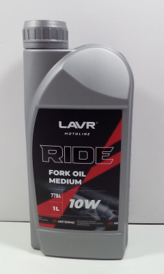 Масло вилочное для амортизаторов мотоцикла 10W 1л LAVR канистра