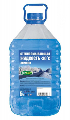 Жидкость стеклоомывателя зимняя 5 л ОЙЛРАЙТ -30 ПЭТ канистра