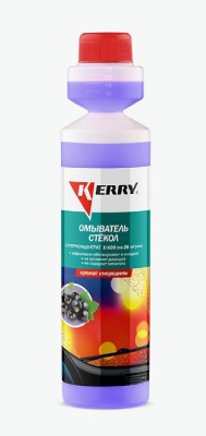 Очиститель стекол  270 мл  KERRY суперконцентрат смородина