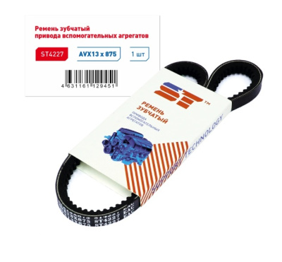 Ремень генератора 4216 дв. 3302 ST 875х13 зубчатый