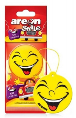 Освежитель воздуха 'AREON' SMILE RING No smoking/Антитабак, подвесная, картон