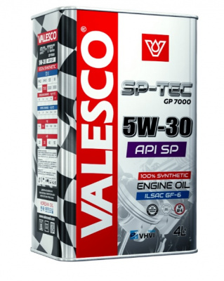 Масло VALESCO SP-TEC GP 7000 5W30 SP   4 л синт.