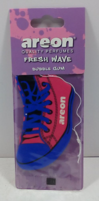 Освежитель воздуха AREON FRESH WAVE DRY  Babble Gum/Бабл-гам, подвесной картонАКЦИЯ