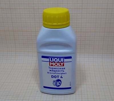 Тормозная жидкость LIQUI MOLY Bremsenflussigkeit DOT-4   250 мл
