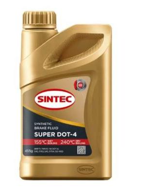 Тормозная жидкость SINTEC Super DOT-4  455 г