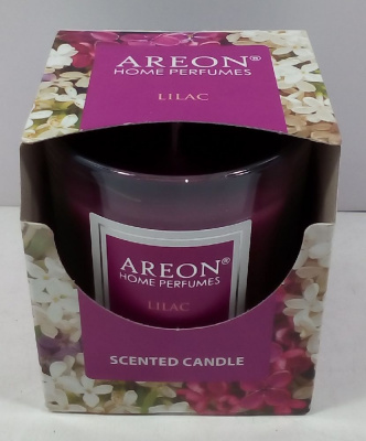 Свеча ароматическая 'AREON' HOME PERFUME  Lilac/Сирень 120гр АКЦИЯ