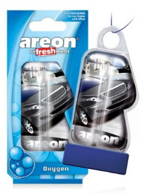 Освежитель воздуха 'AREON' REFRESHMENT  LIQUID Oxygen/Кислород, подвесной гелевый