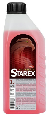 Антифриз STAREX - 40 G-12+  1 кг красный (Север)
