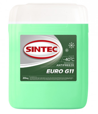 Антифриз SINTEC EURO G-11  20 кг зеленый