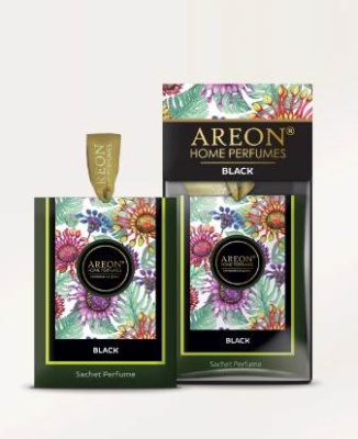 Освежитель воздуха AREON 'HOME PERFUMES SACHET PREMIUM' Black/Блэк саше гранулы (к-т 12шт) АКЦИЯ