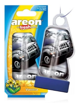 Освежитель воздуха 'AREON' REFRESHMENT  LIQUID Vanilla/Ваниль, подвесной гелевый