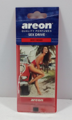 Освежитель воздуха 'AREON' SEX DRIVE Sexy Road/Сексуальная дорога, подвесной картон