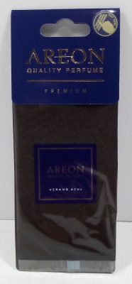 Освежитель воздуха 'AREON' PREMIUM Verano Azul/Верано Азул, подсвесной картон АКЦИЯ