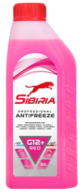 Антифриз SIBIRIA G-12+  1 кг  красный